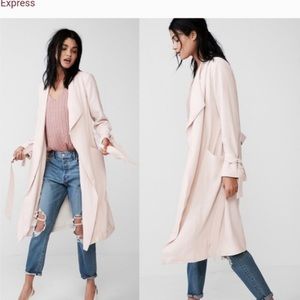 NWOT Express drape trench coat